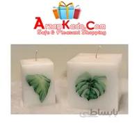 شمع طرح مربع مجموعه 2 عددی