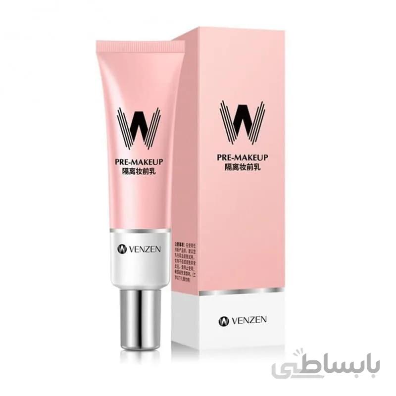پرایمر و زیر ساز آرایش ونزن💖 VENZEN Pre makeup Foundation Primer