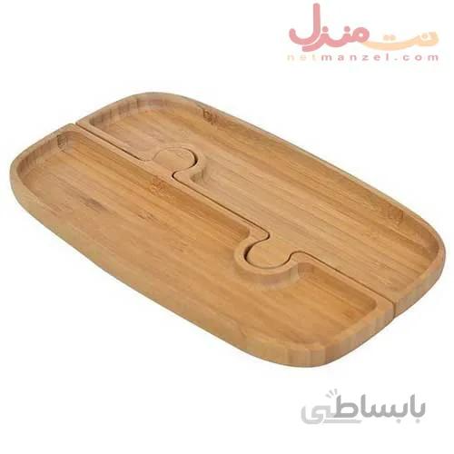اردو خوری پازلی چوبی بامبو برند بامبوم مدل زگو