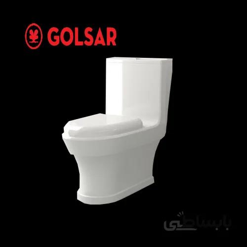 توالت فرنگی گلسار مدل الگانت کد 167025