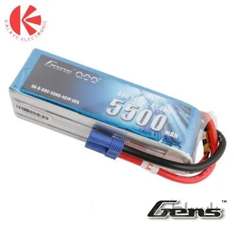 باتری لیتیومی 45C-4S-14.8v-5500mah