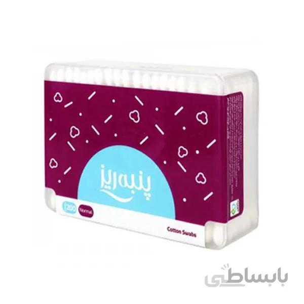 گوش پاک کن پنبه ریز 200 عددی