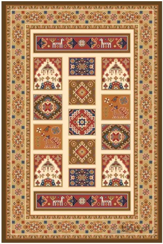 فرش ستاره کویر یزد کلکسیون شاهسون طرح W301-5101