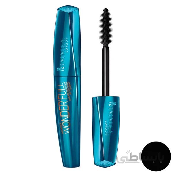 ریمل ضدآب ریمل لاندن مدل Wonderfull شماره 001 ا Rimmel London Wonderfull Waterproof Mascara No 001