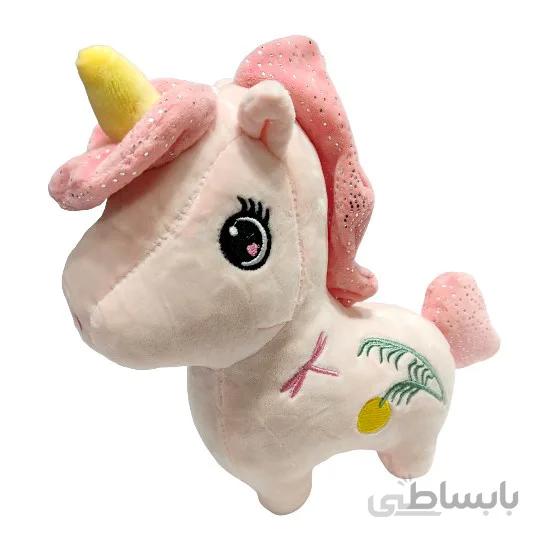 عروسک پولیشی مدل اسب تک شاخ ارتفاع 25 سانتی متر Unicorn_اسباب بازی