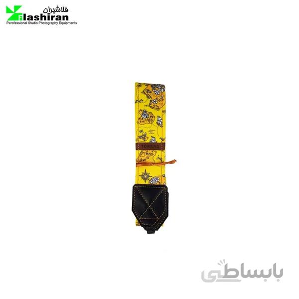 بند دوربین طرح نقشه زرد