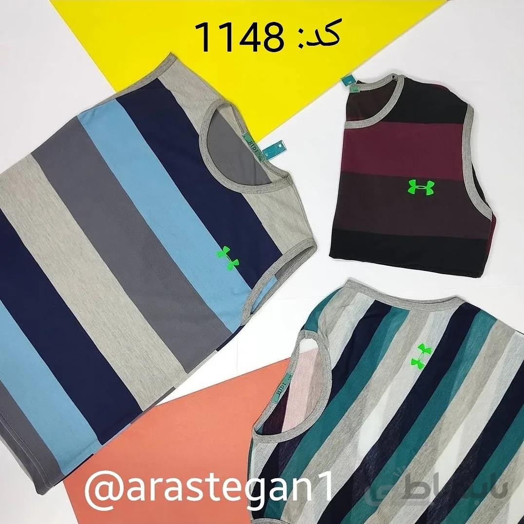 تاپ مردانه استین حلقه راه راه