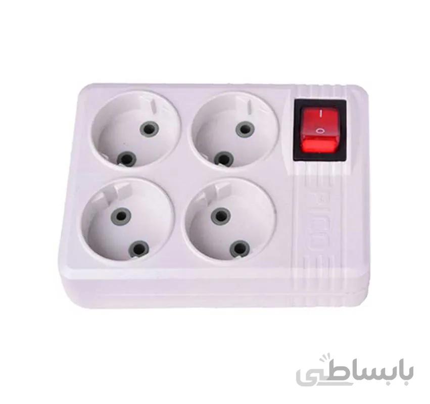 چند راهی ۴ خانه برق Pico Electric 250V 10A