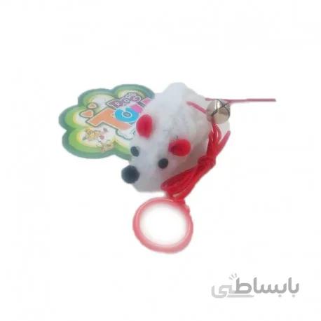 اسباب بازی موش پنبه ای دم زنگوله ایCT1502