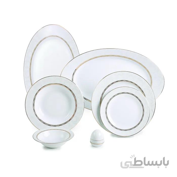 سرویس چینی ۲۸ پارچه چینی زرین سری ایتالیا اف مدل هدیه