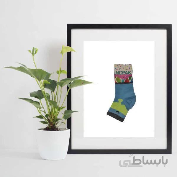 جوراب پسرانه مچی nopak طرح لبخند