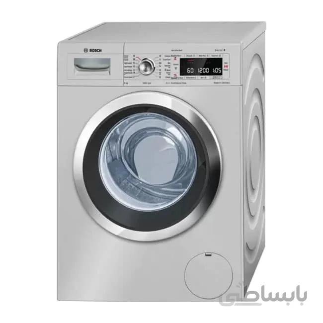 لباسشویی 9 کیلویی بوش WAW325X0ME ؛ ماشین لباسشویی سری 8 ا Bosch washing machine 9kg WAW325X0ME Serie 8 silver