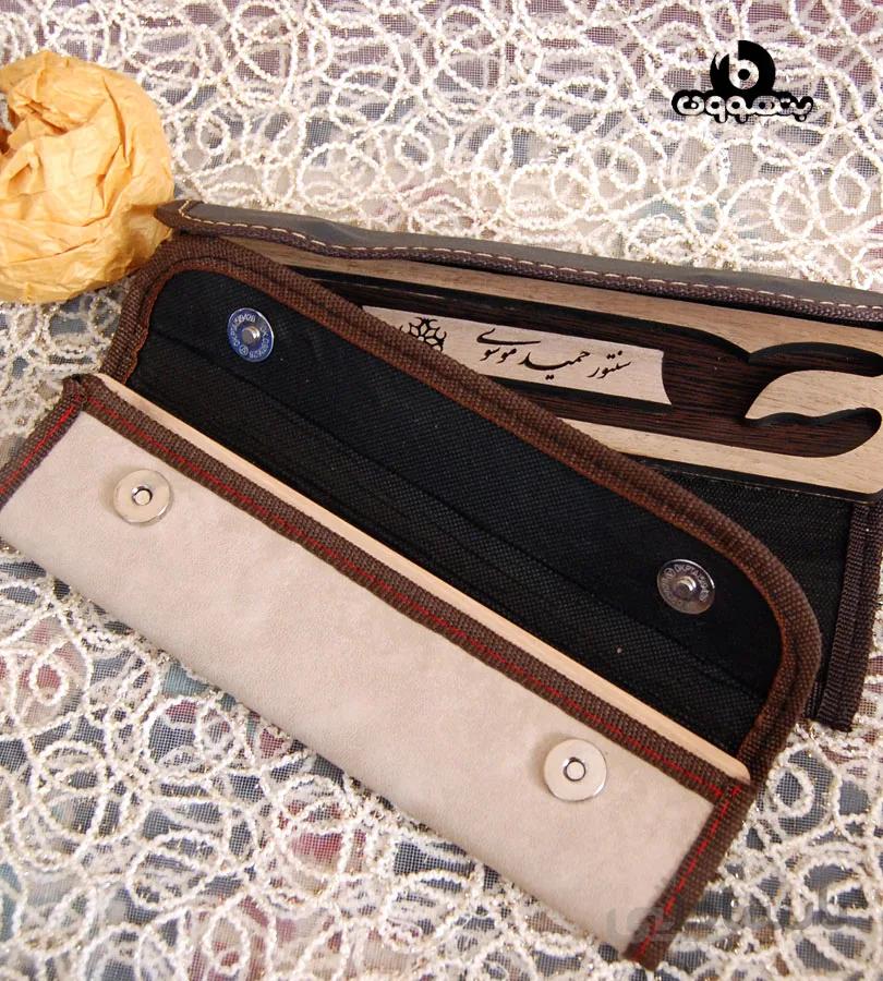 جعبه مضراب موسوی چرمی
