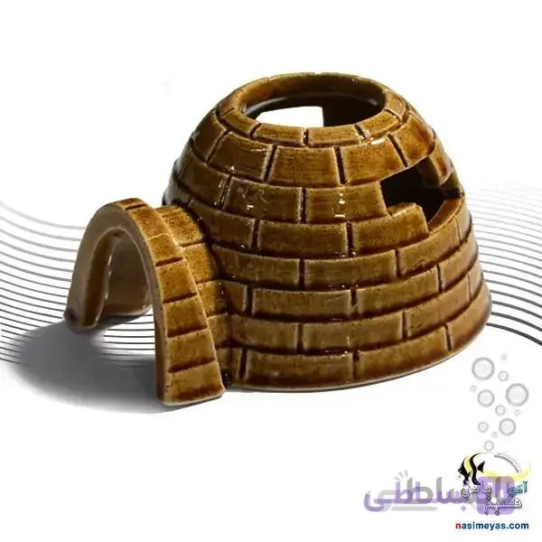 دکور و پناهگاه سرامیکی طرح کلبه اسکیمو کد GH-22