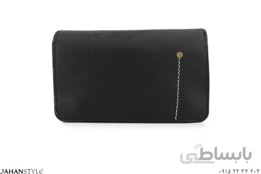 کیف دوشی کوچک زنانه چرم طبیعی مشکی