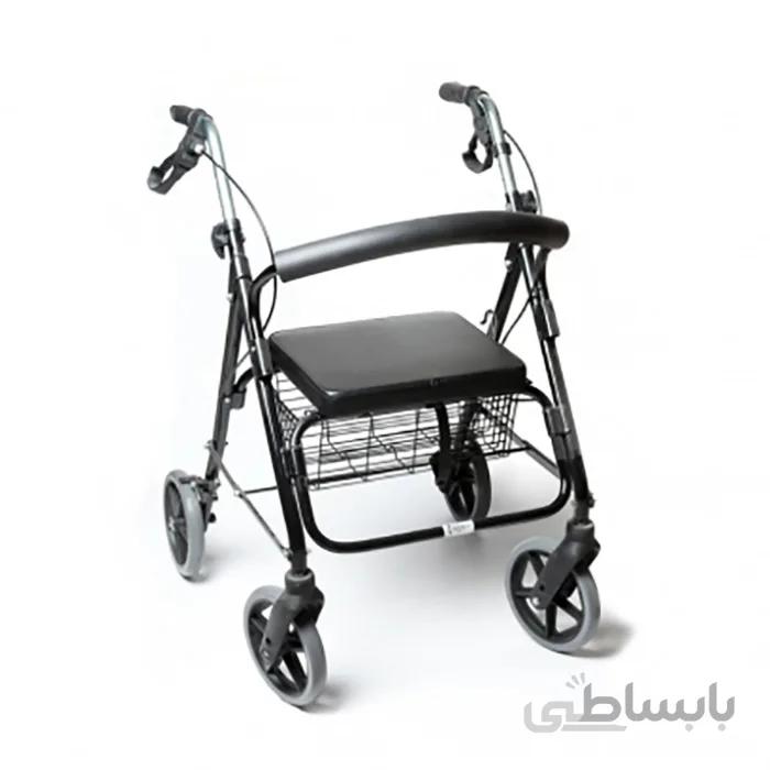 رولیتر زیکلاس مد آلومینیومی تاشو ا Zyklusmed Wheelchair Rollator