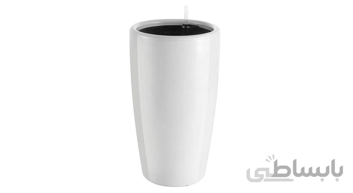 گلدان خود آبرسان سفید مدل DF510-1