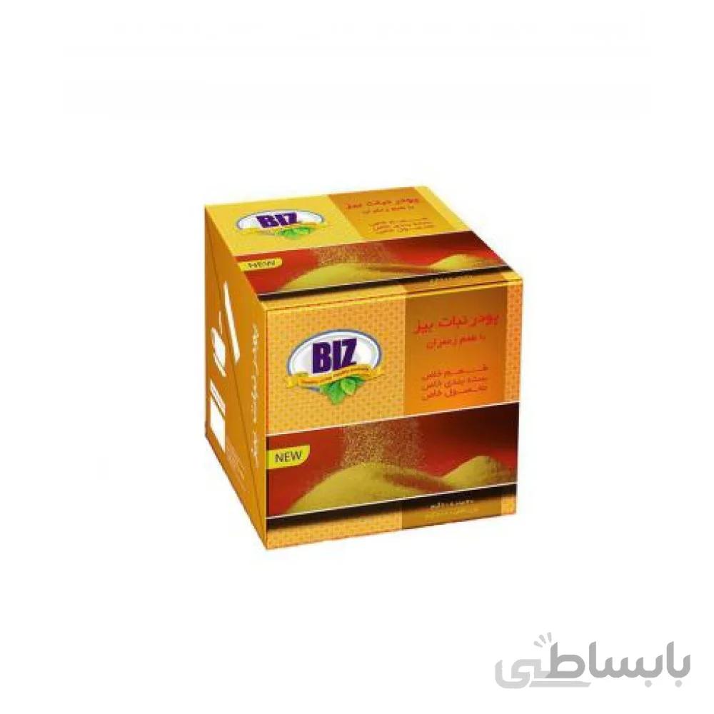 پودرنبات BIZ با طعم زعفران
