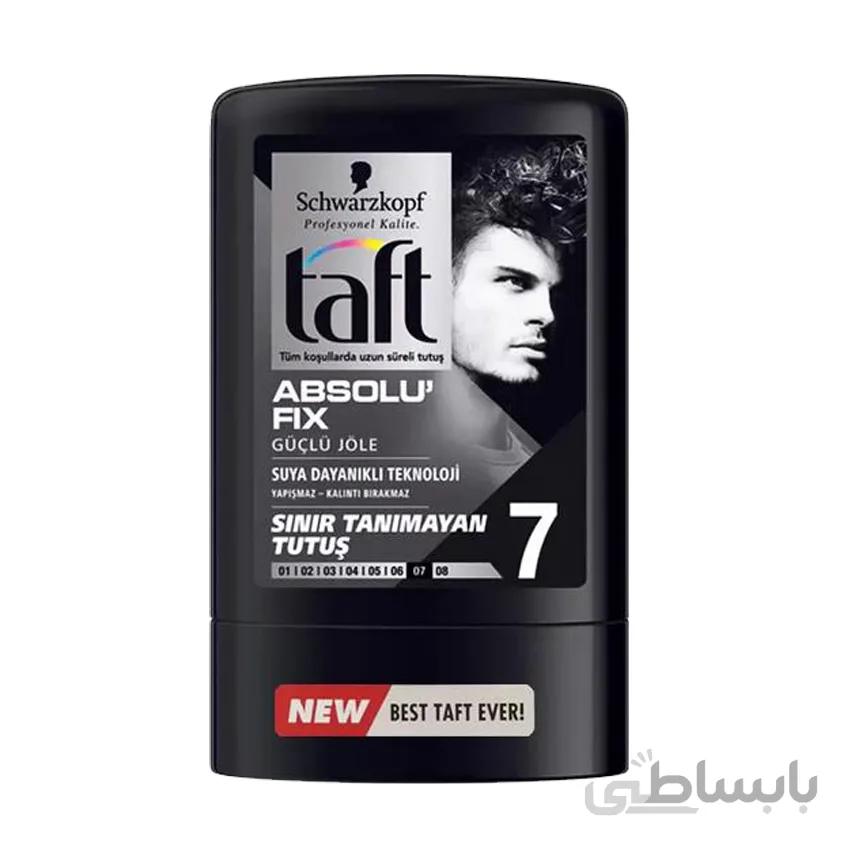 ژل مو تافت مدل آبسولو فیکس پیور حجم 300 میل ا Taft ABSOLU FIX POWER GEL