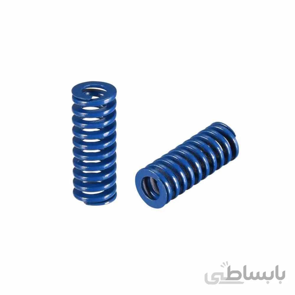 فنر آبي رنگ تنظيم سطح هيت بد پرينتر سه بعدي / Blue strong spring OD10x25mm