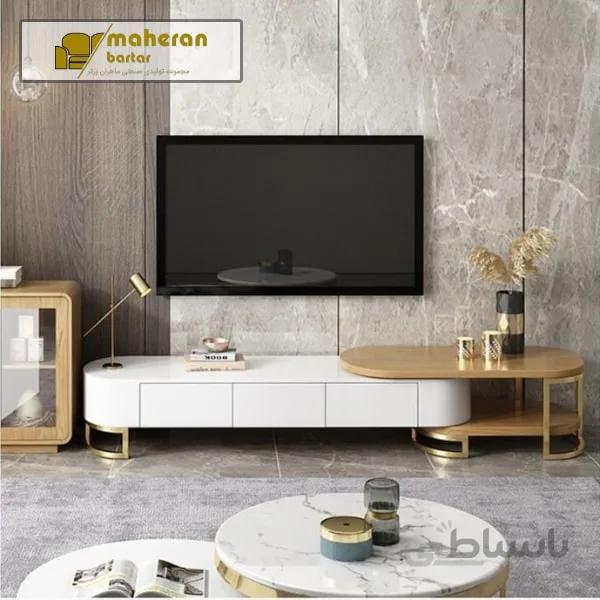 میز تلویزیون استیل مدل آدینا ADINA