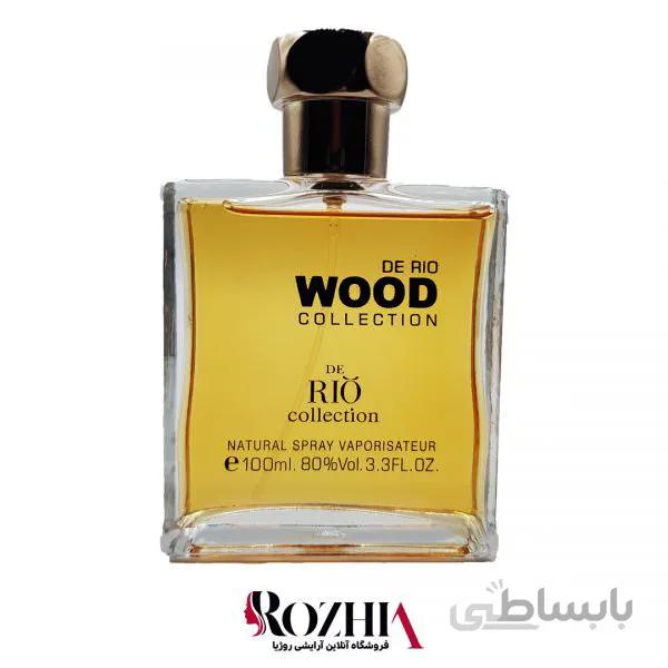 ادکلن مردانه ریو کالکشن مدل وود قهوه ای Wood Brown
