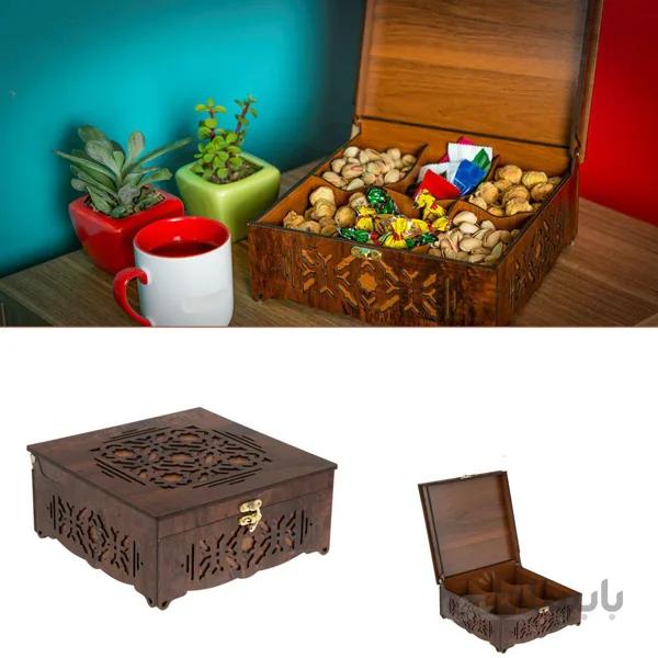 جعبه چوبی پذیرایی BF004G