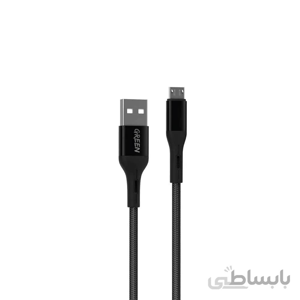 کابل شارژر گرین مدل Braided Micro