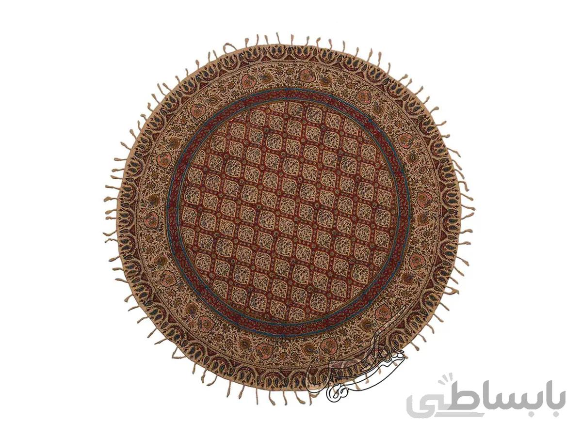 سفره قلمکار گرد اعلا طرح آتوسا