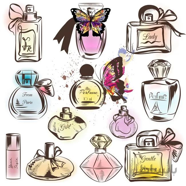 طرح وکتور عطر و ادکلن