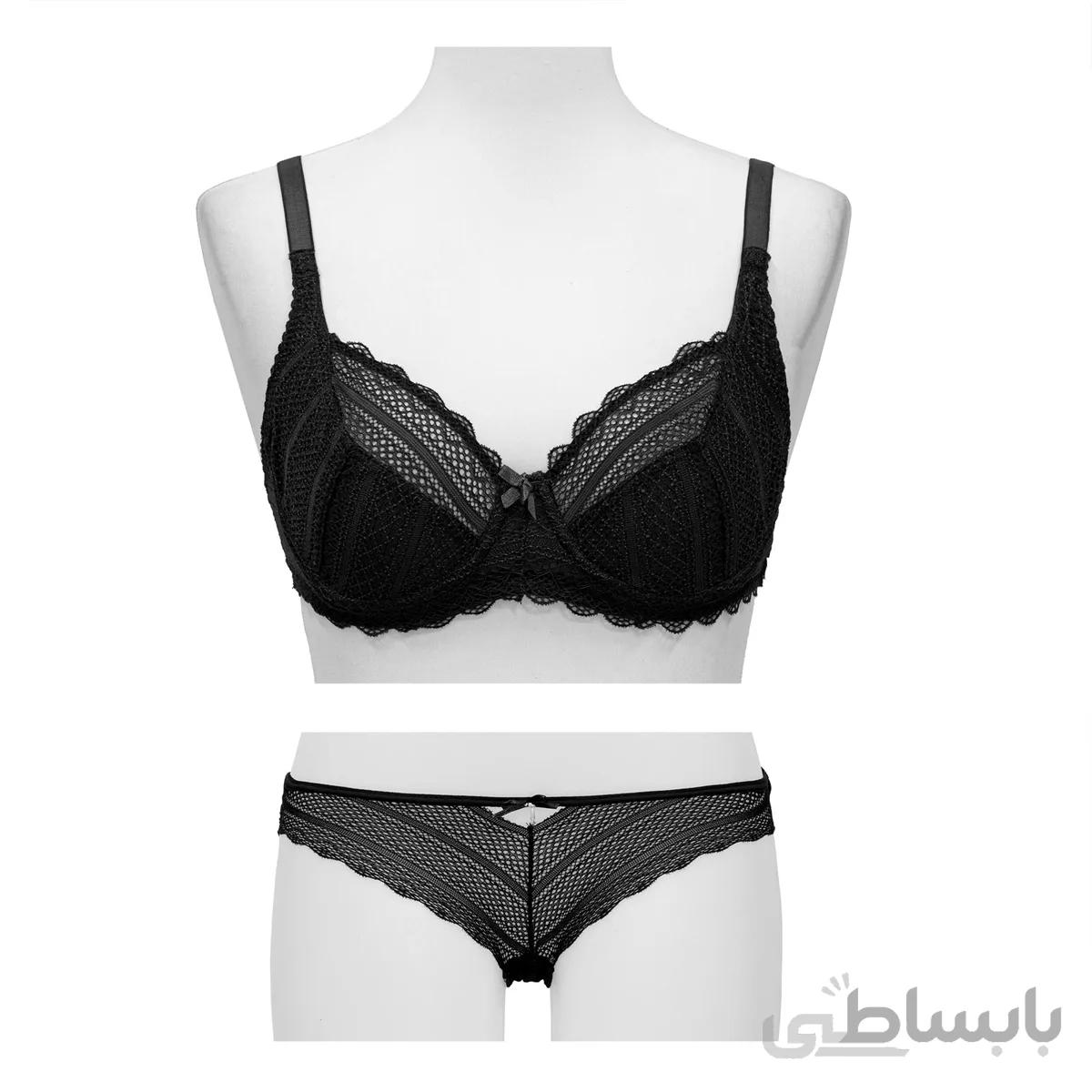 ست شورت و سوتین گیپور فنردار میسا 6030