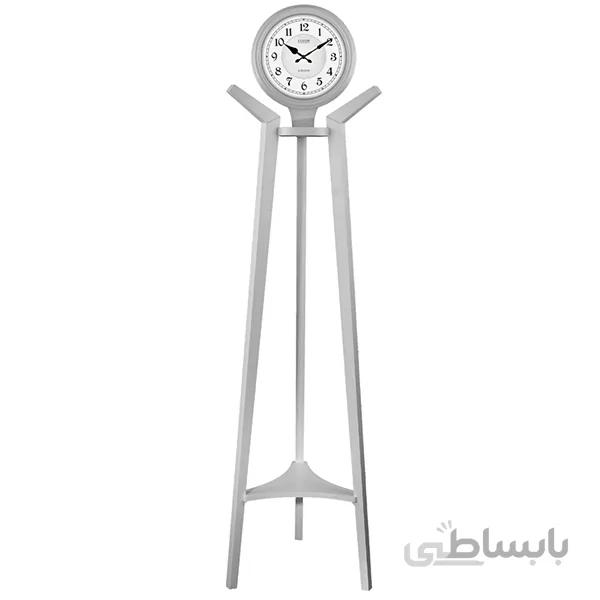 ساعت ایستاده و سه پایه چوبی لوتوس مدل 128 طوسی