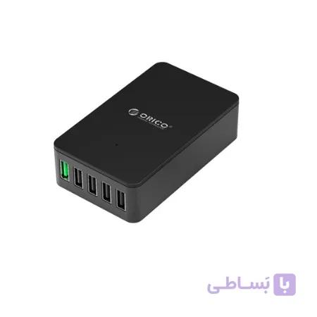 شارژر رومیزی 5 پورت با خروجی QC 2.0 مدل ORICO QSE-5U