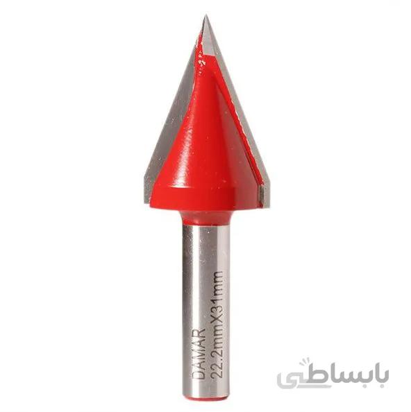 تیغ V شکل دامار مدل DM-NX082223-45 ا Damar DM-NX082223-45 Router Bit