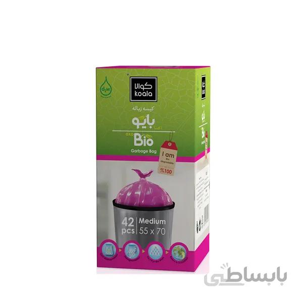 کیسه زباله رولی بایو کوالا - 55*70 متوسط