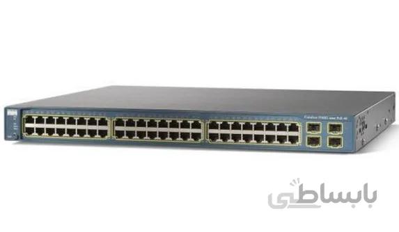 سوئیچ ۴۸ پورت سیسکو مدل WS-C۳۵۶۰G-۴۸PS-S ا CISCO WS-C3560G-48PS-S 48Port Switch