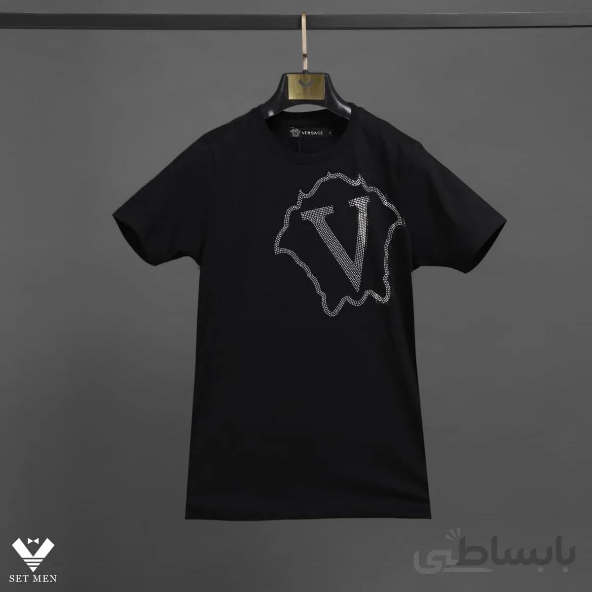 تیشرت Versace نگین دار tg232