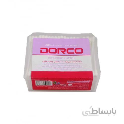 گوش پاک کن مکعب بسته 200 عددي دورکو باکس دو عددی