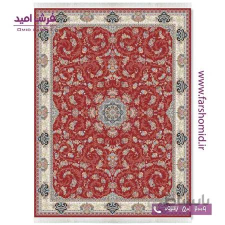 فرش ماشینی 1200 شانه 8 رنگ ماهرو روناسی قالی کشمیر