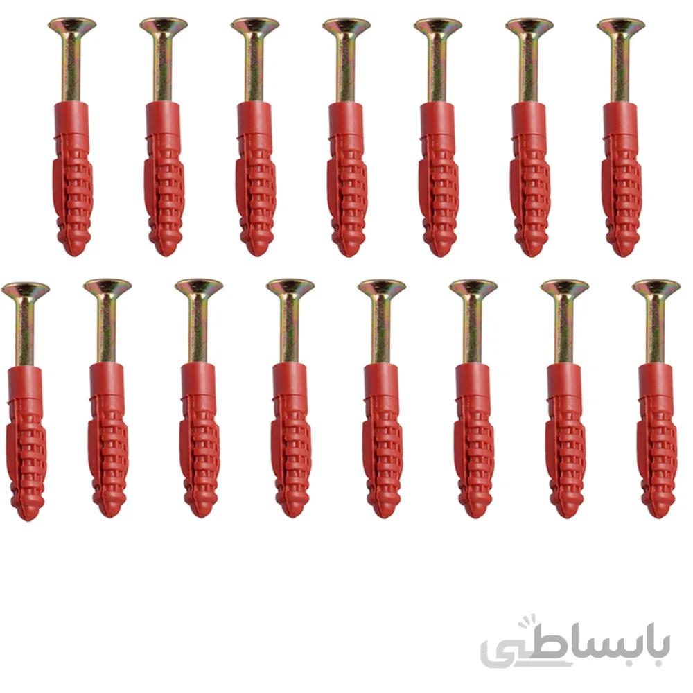 پیچ و رولپلاک دو سو مدل 60-5.5-1 مجموعه 30 عددی