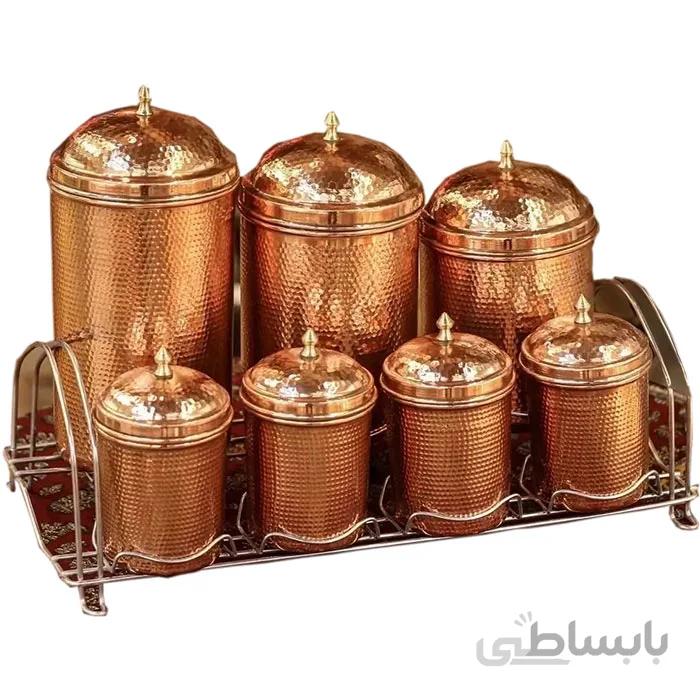 سرویس پا سماوری مسی کد C 107