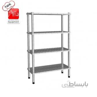 قفسه استیل امپرو چهار طبقه - EMP.D.2.46152-16-4-D