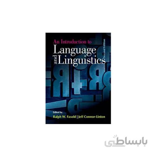 AN INTRO TO LANG & LING (فاسلد) SECOND EDITION