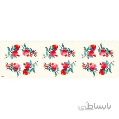رانر مخمل یلدا انار نقاشی