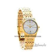 ساعت مچی ویولت زنانه کلاسیک گرد فلزی طلایی صفحه سفید کد 0417/2L