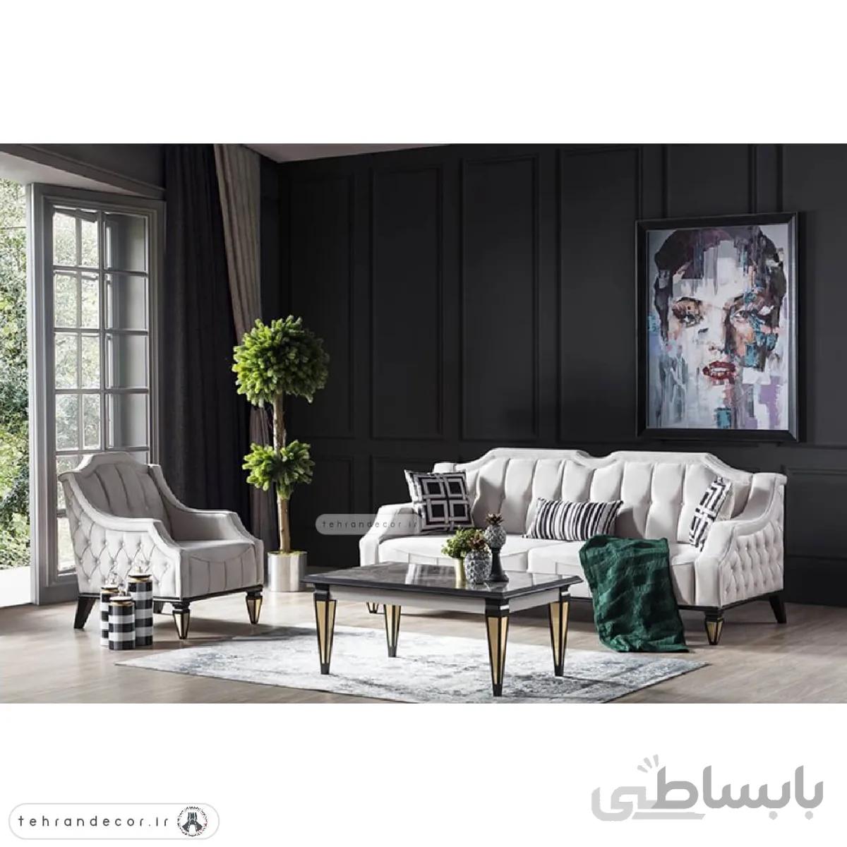 ست مبل راحتی هشت نفره نارون