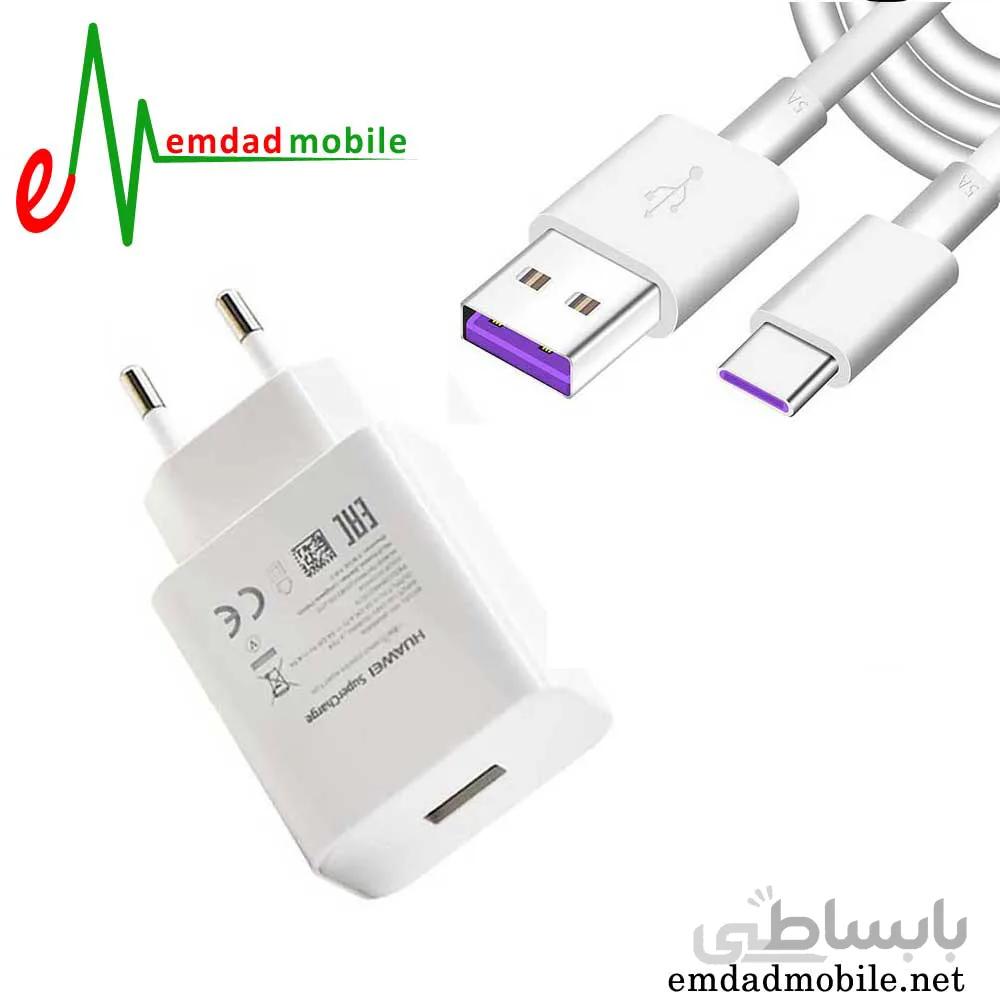 شارژر، کابل شارژ و آداپتور فست شارژ تایپ سی اصلی هواوی Huawei Nova 5T