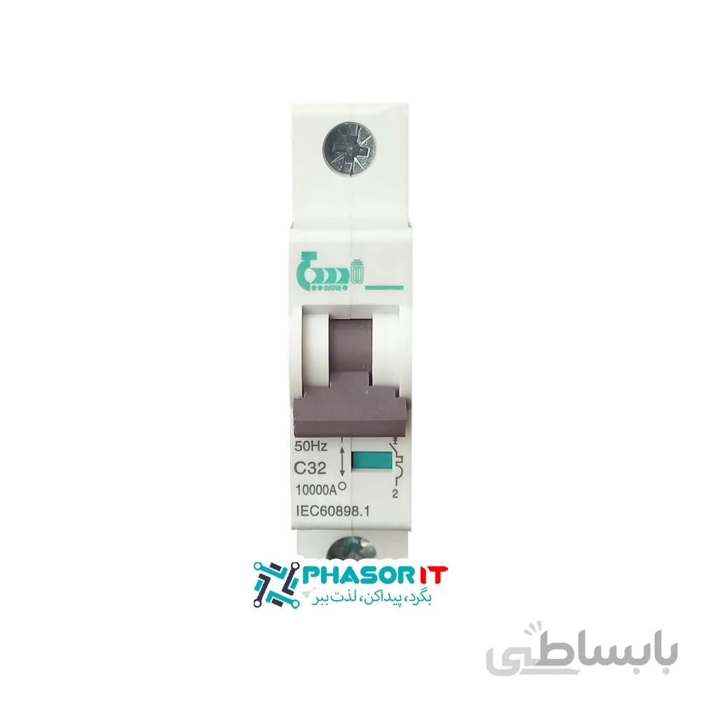 فیوز مینیاتوری تکفاز 10k بدیع نور مدل C32
