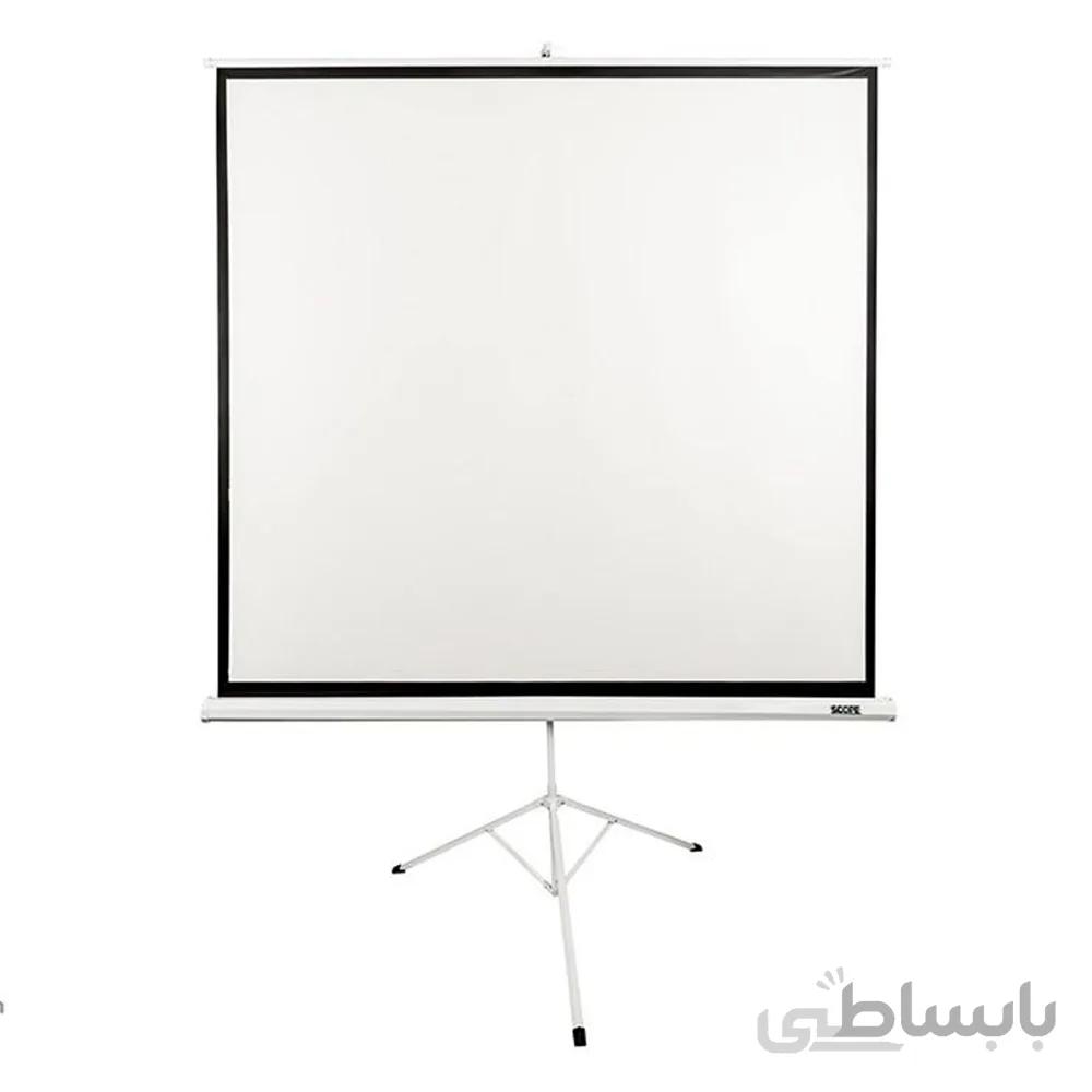 پرده نمایش پایه دار پروژکتور اسکوپ سایز 250×250