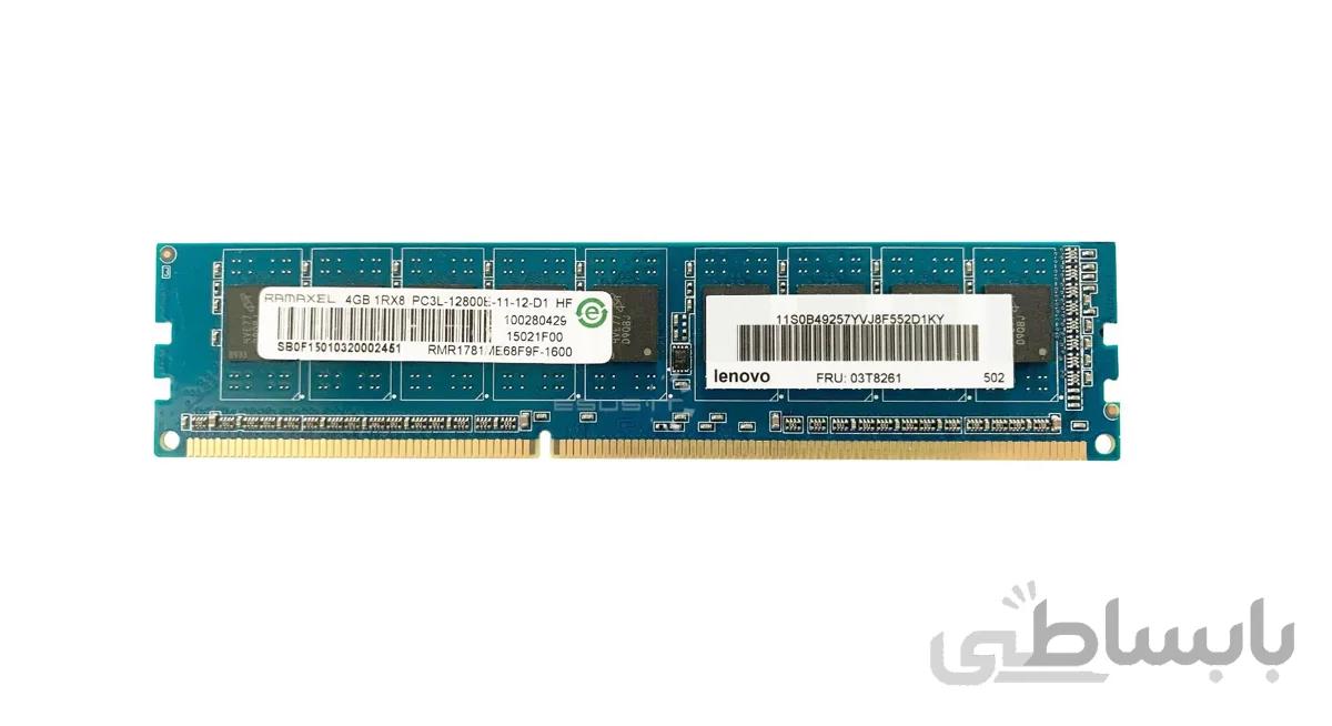 رم کامپیوتر RAMAXEL DDR3 1600MHz 240Pin DIMM 12800 ظرفیت 4 گیگابایت ا RAMAXEL 12800 1600MHz Desktop DDR3 RAM 4GB